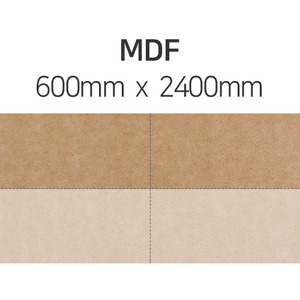 [절단판매] MDF(두께선택) 600mm x 2400mm몰딩닷컴